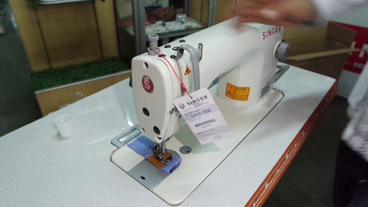 #Part2 Cara Set Mesin Jahit Industri SInger 131C-20c