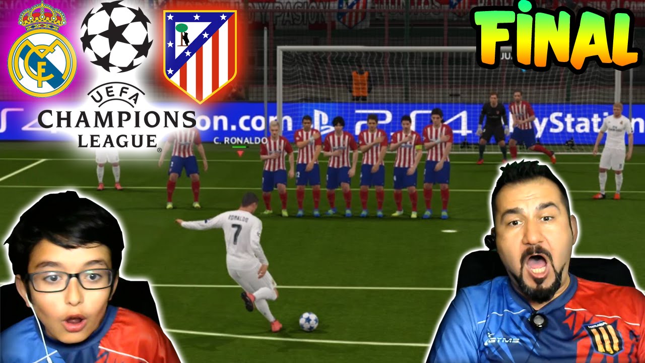 PES 2016 UEFA ŞAMPİYONLAR LİGİ FİNALİ | REAL MADRID-ATLETICO MADRID