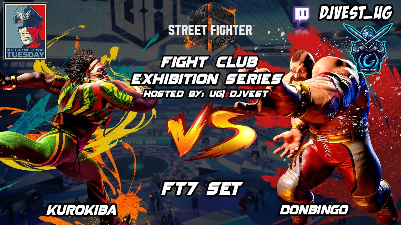 SF6 Fight Club Exhibition Series - Kurokiba VS DonBingo FT7 Set