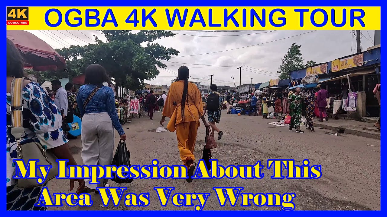 🇳🇬Inside Lagos: Epic Walk Through Bustling Ogba Streets