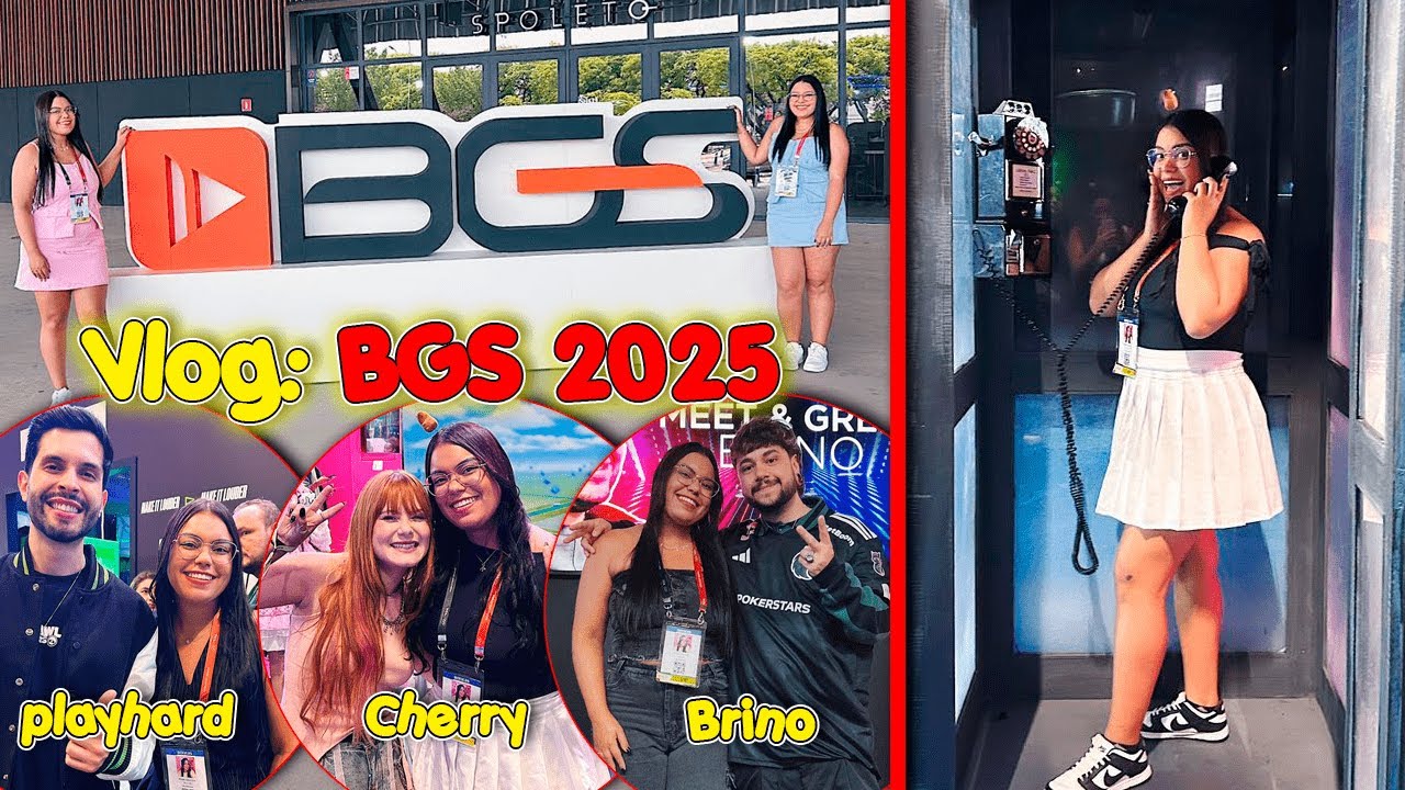 VLOG: BRASIL GAME SHOW 2025! 🧡