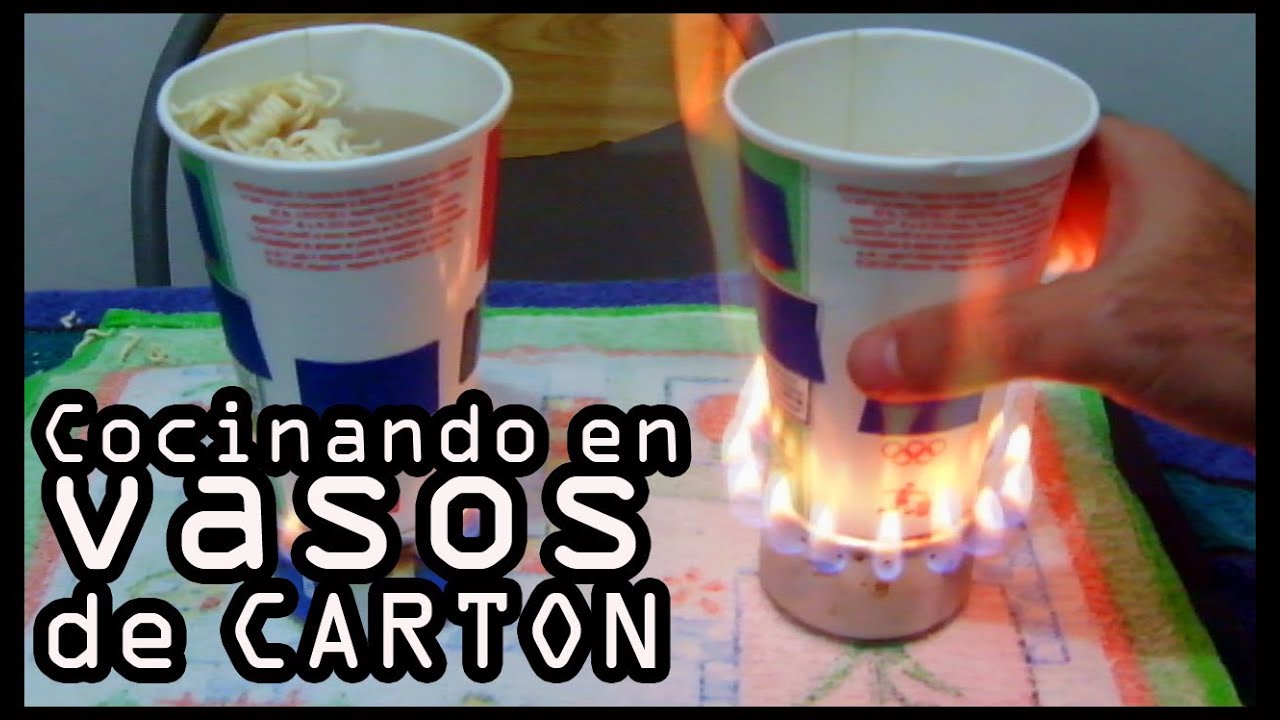 Cocinando en vasos de cart&oacute;n │ Experimento F&aacute;cil