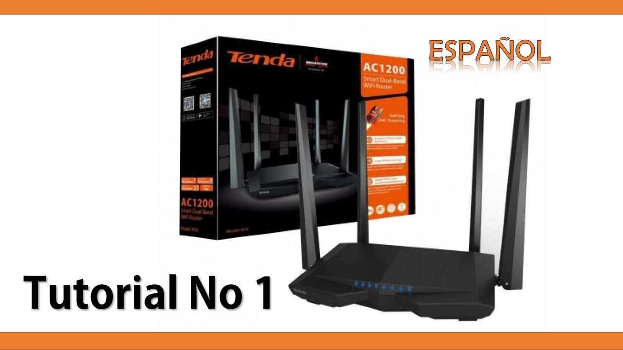 unboxing y primeras impresiones router tenda AC1200 modelo ac6