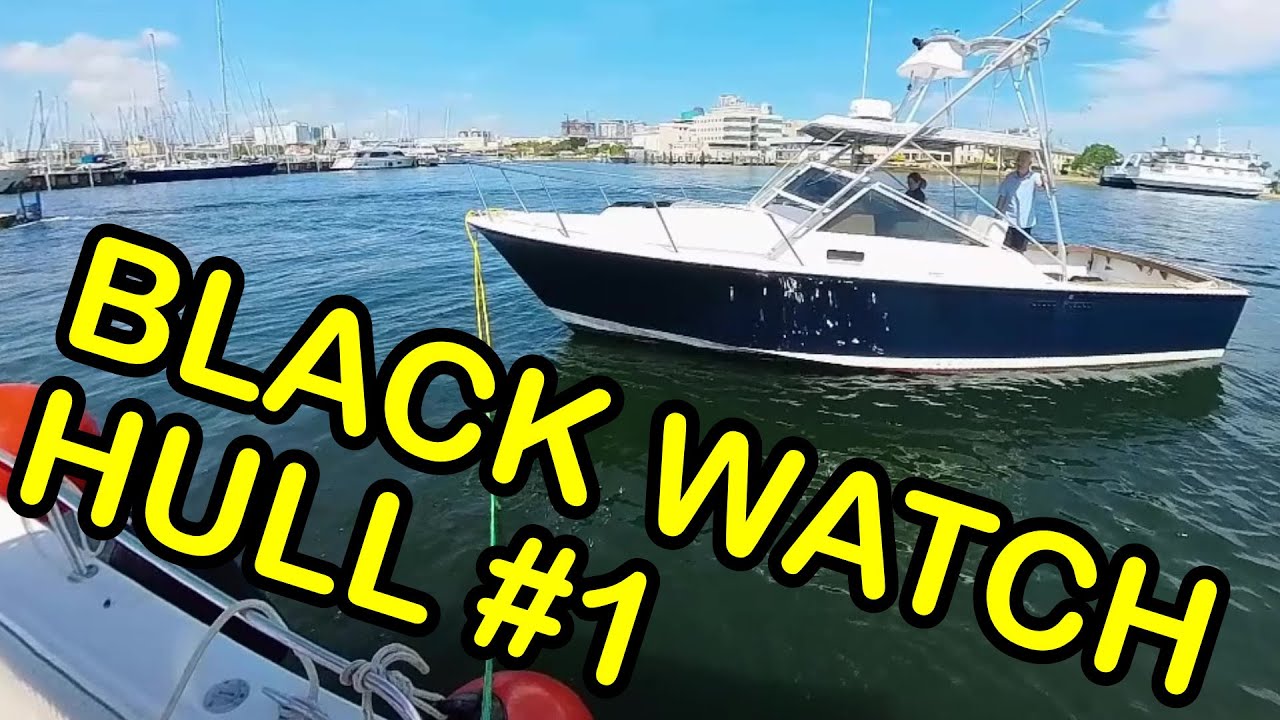 A Long Tow For a Special Restoration Project of a Legendary Boat Model | Tow 30ft Black Watch