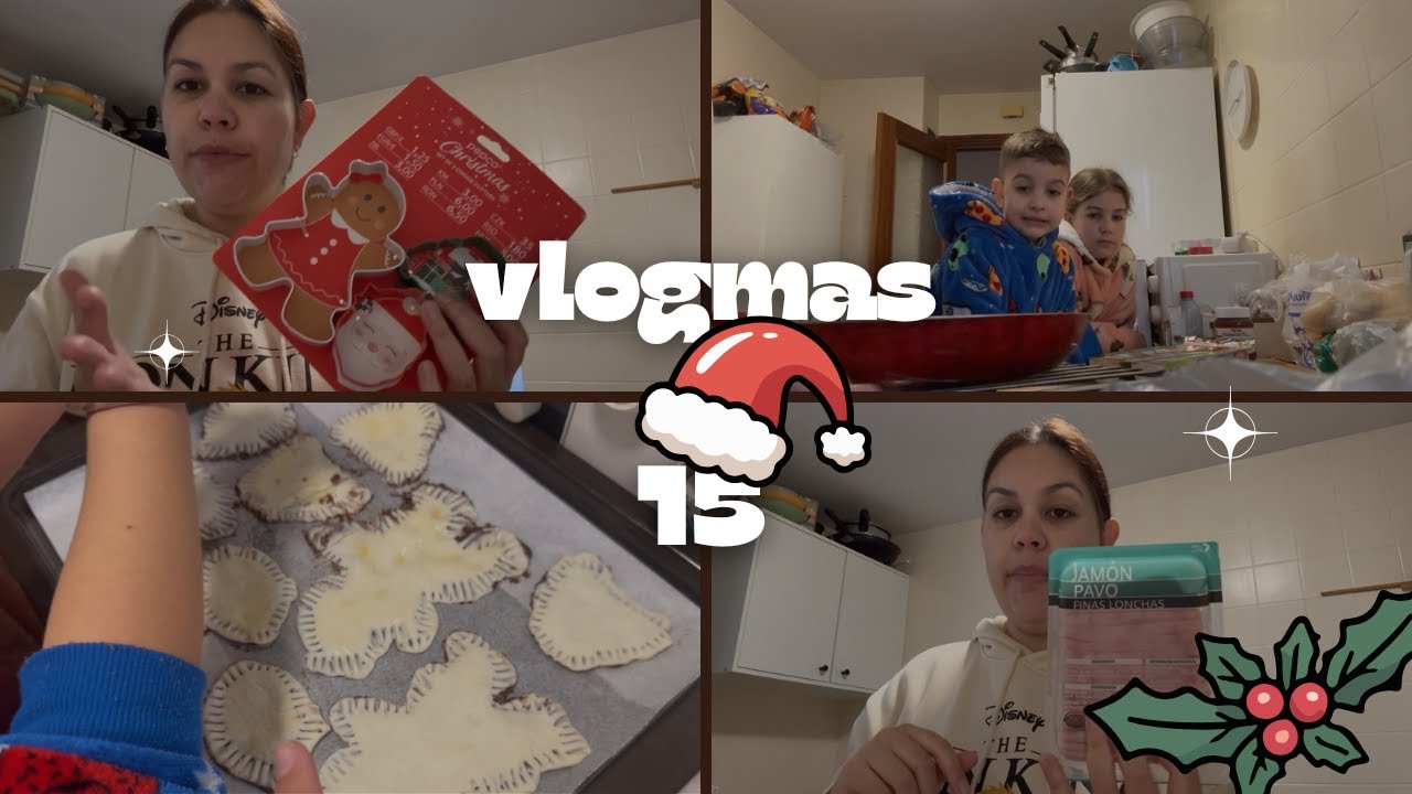 VLOGMAS 15 🎅🏼| HACEMOS GALLETAS NAVIDEÑAS 🍪| mini COMPRA MERCADONA 🛒 |@pastorycasas​