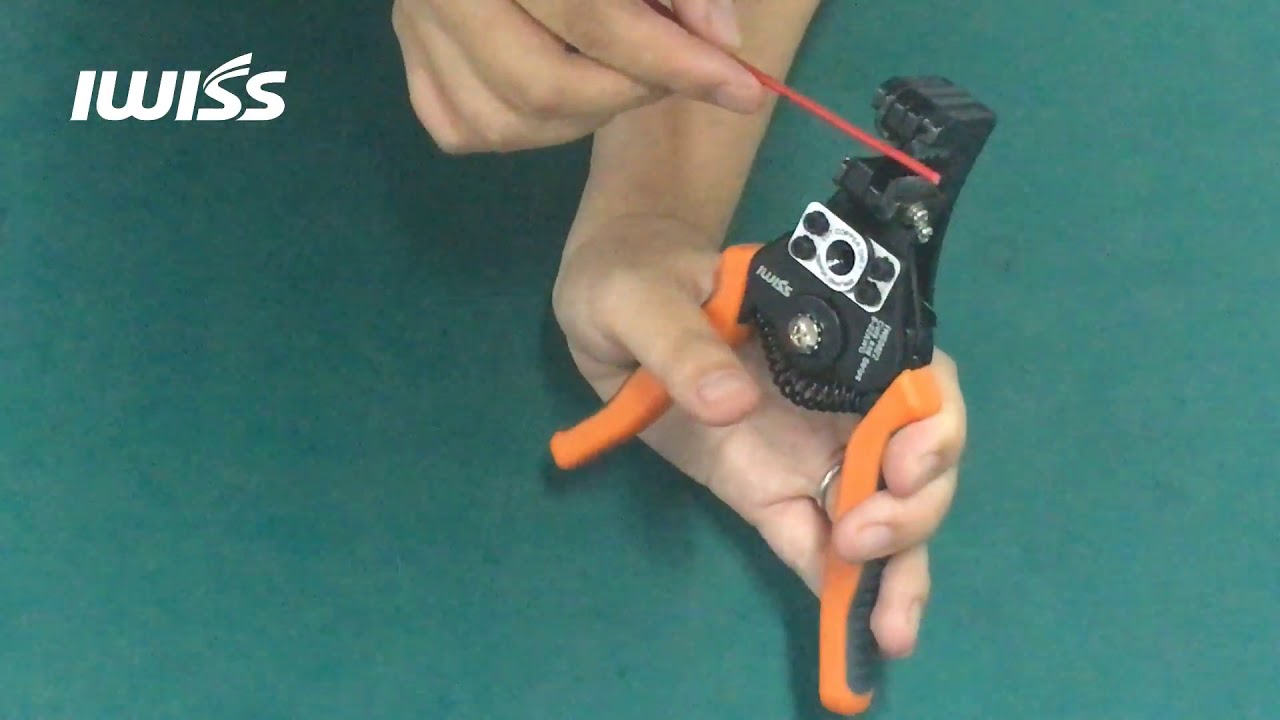 IWISS Wire Stripper and Cable Cutter Tools, AWG 8-22, 6.7