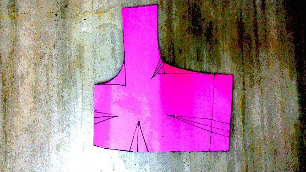 HOW TO DRAFT TUCKS BLOUSE (11.50