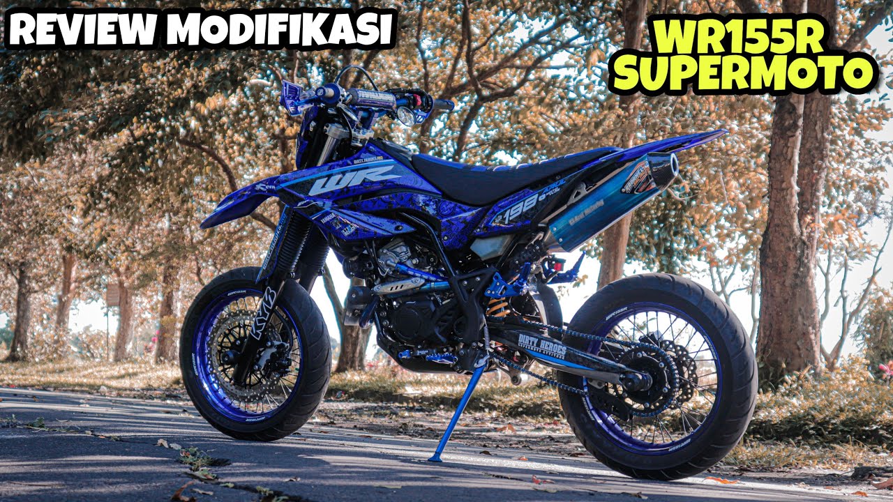 REVIEW MODIFIKASI SI ANYA WR155R SUPERMOTO | #motovlog #wr155r #wr155 #Motovlogindonesia