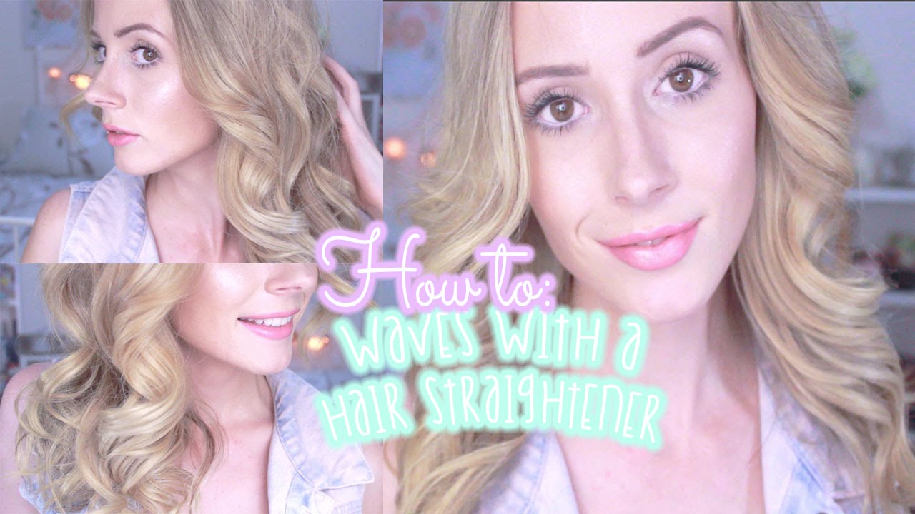 ♡ How To: Waves With a Hair Straightener | Rhianautumn ♡
