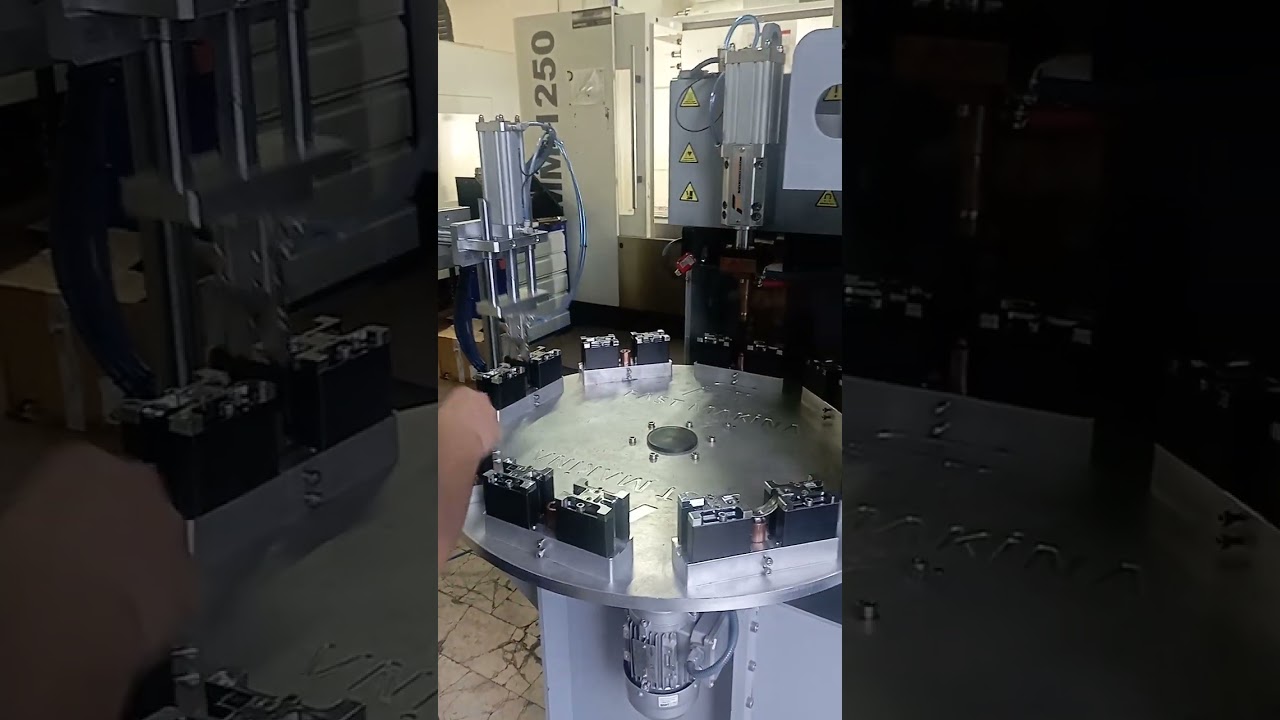 Clamp Spot Welding and Threading Machine