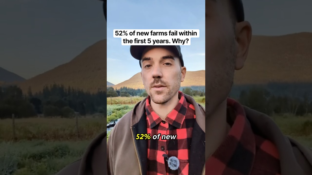 52% of new farms fail within the first 5 years. Why?