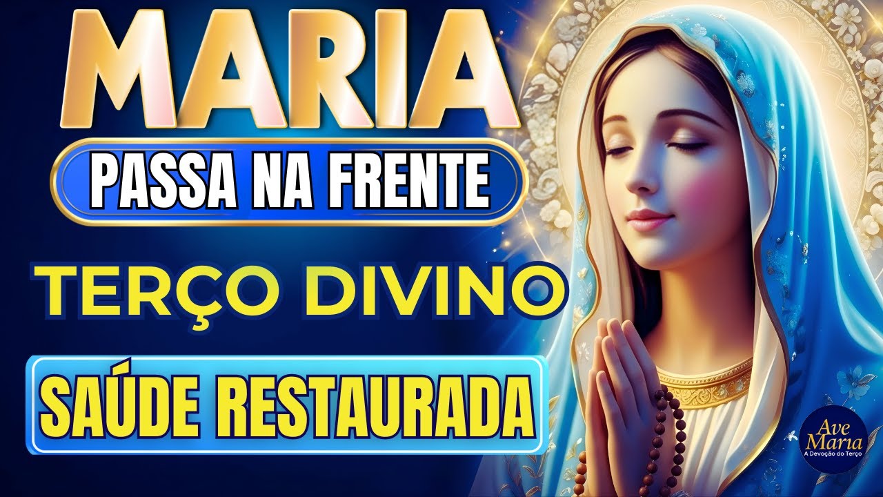 📿 Terço Maria Passa na Frente 🌹 Cura Impossível 🙏 Reze Agora com Maria!