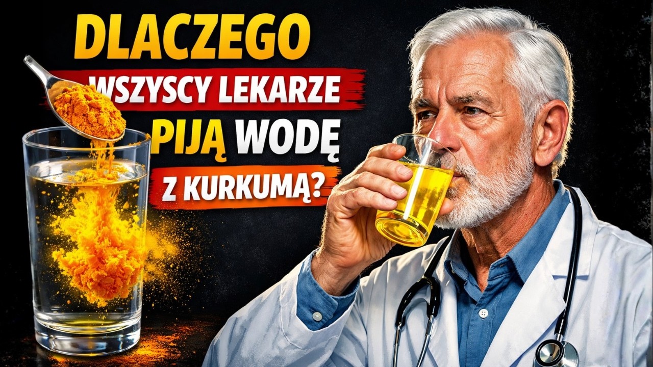 Lekarze wyjaśniają, dlaczego woda z kurkumą na czczo leczy wszystko.