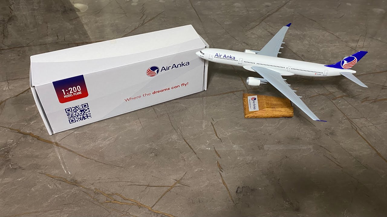 Airanka airbus 330-200 metal maket uçak kutu açılımı ve kurulumu 