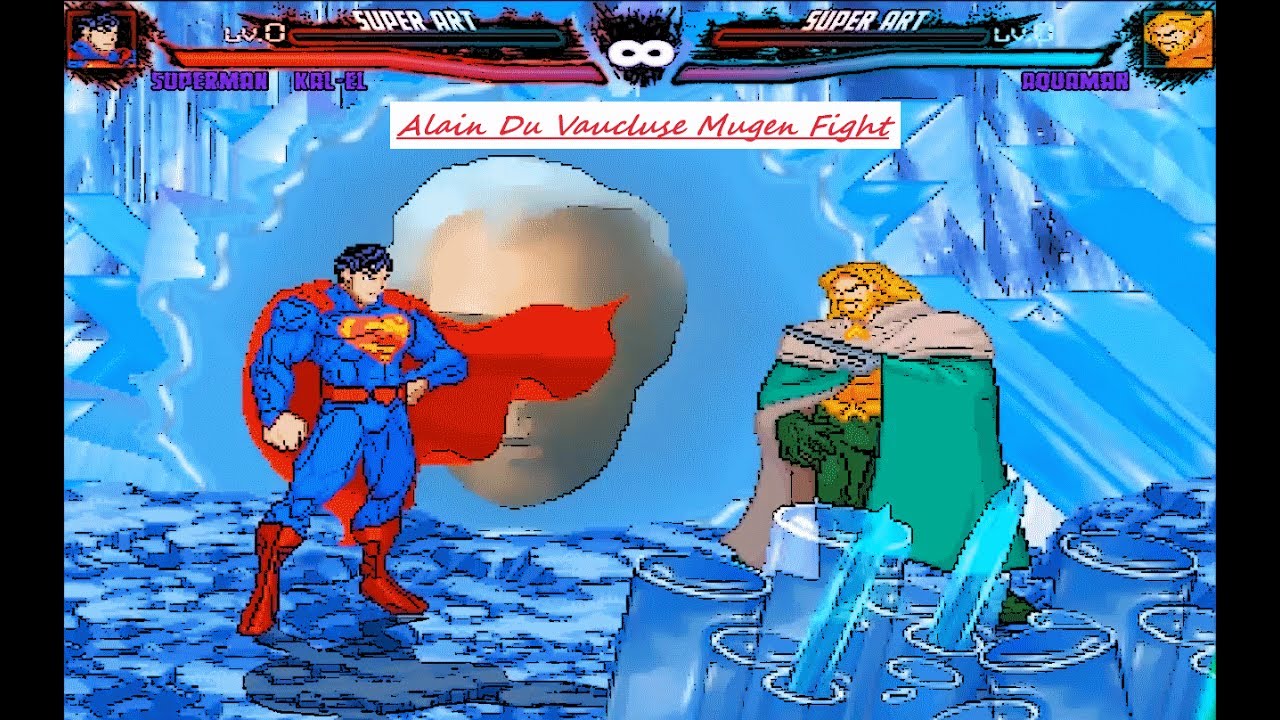 Mugen : Dc Comics : Superman Kal-el Vs Aquaman (Request)