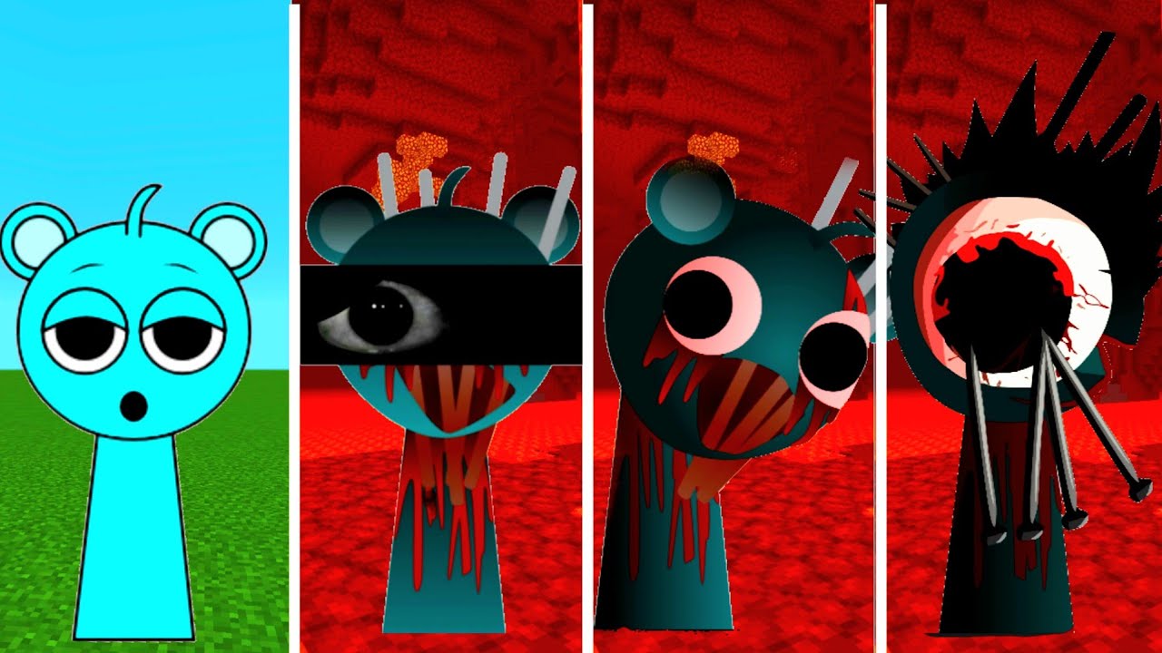 Sprunki PHASE 1 But All SKY Phases In Minecraft PE 