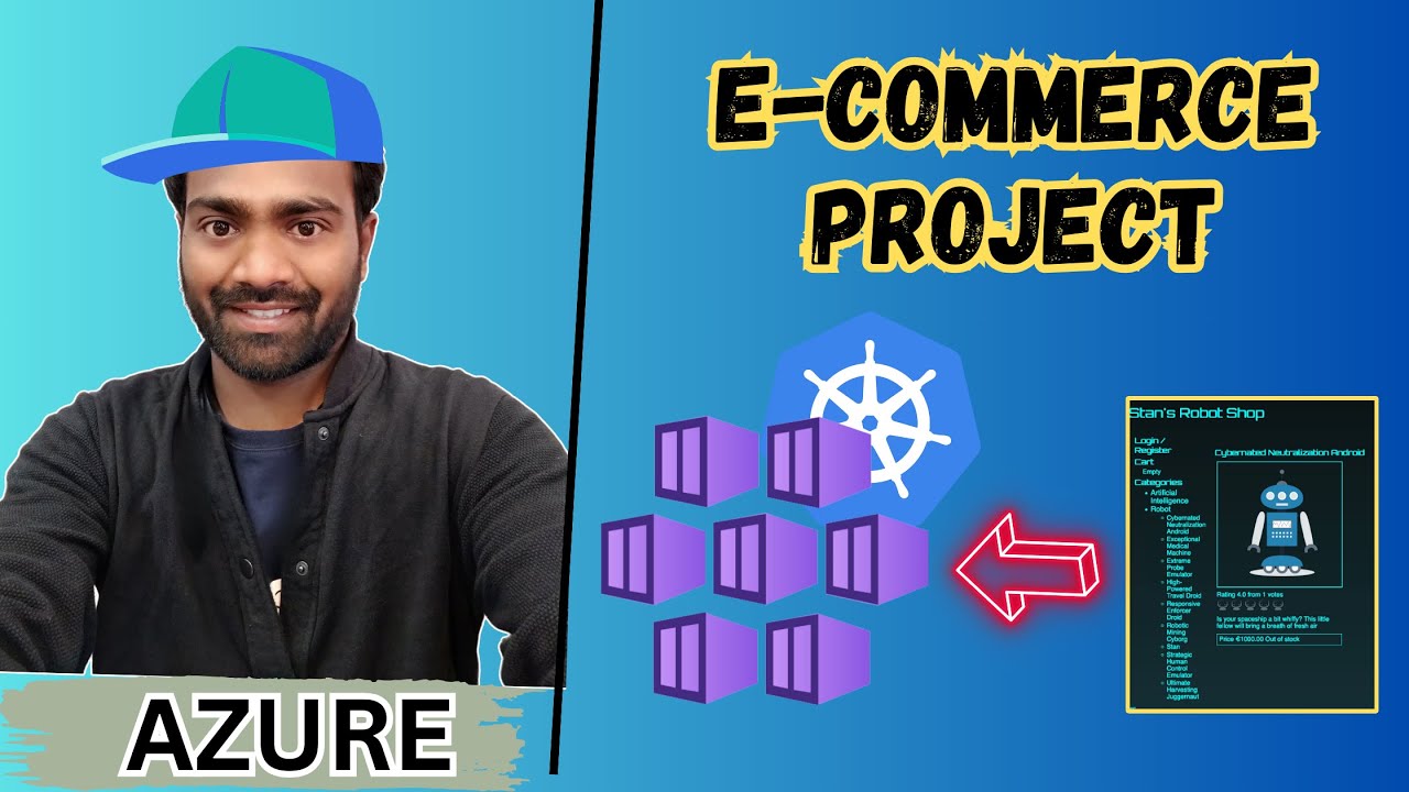 Day - 17 | Deploy an E-Commerce Project on Azure Kubernetes Service | Step By Step Guide Project AKS