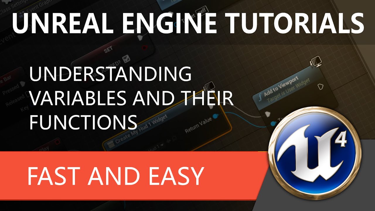 Unreal Engine 4 - Working with variables in the event graph.