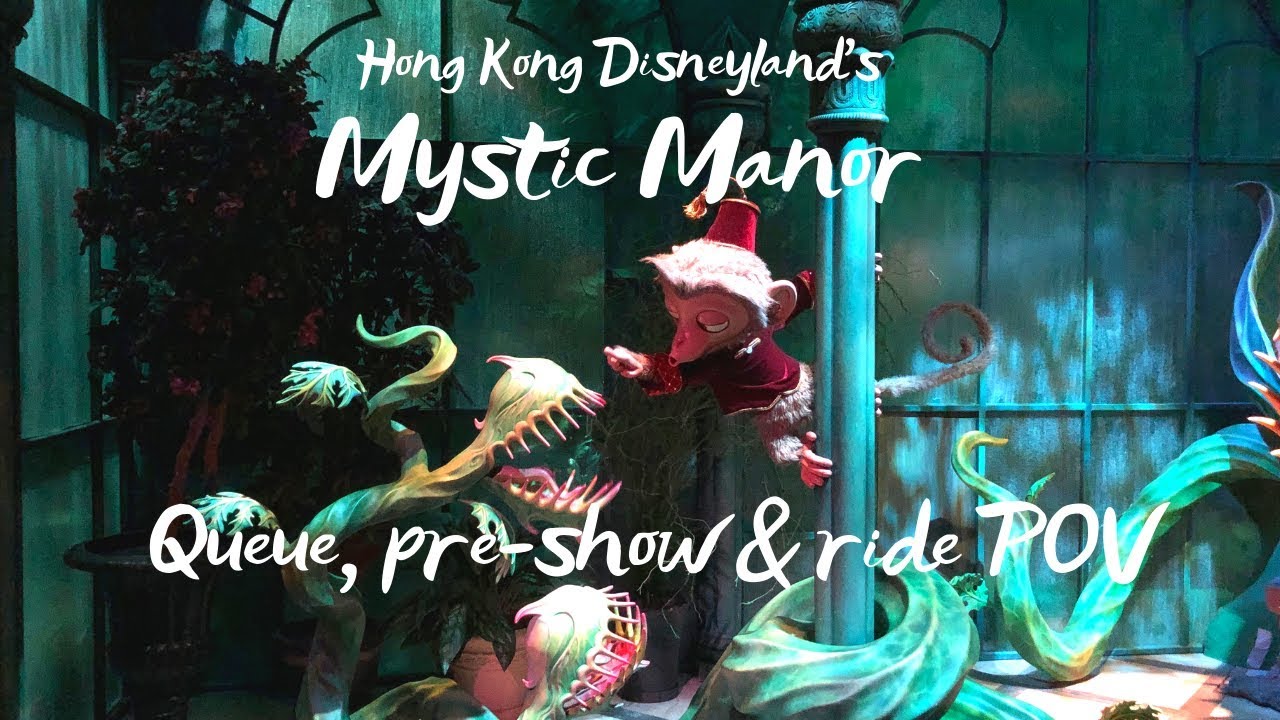 [4K] Hong Kong Disneyland's Mystic Manor: Queue, Pre-Show & Ride POV