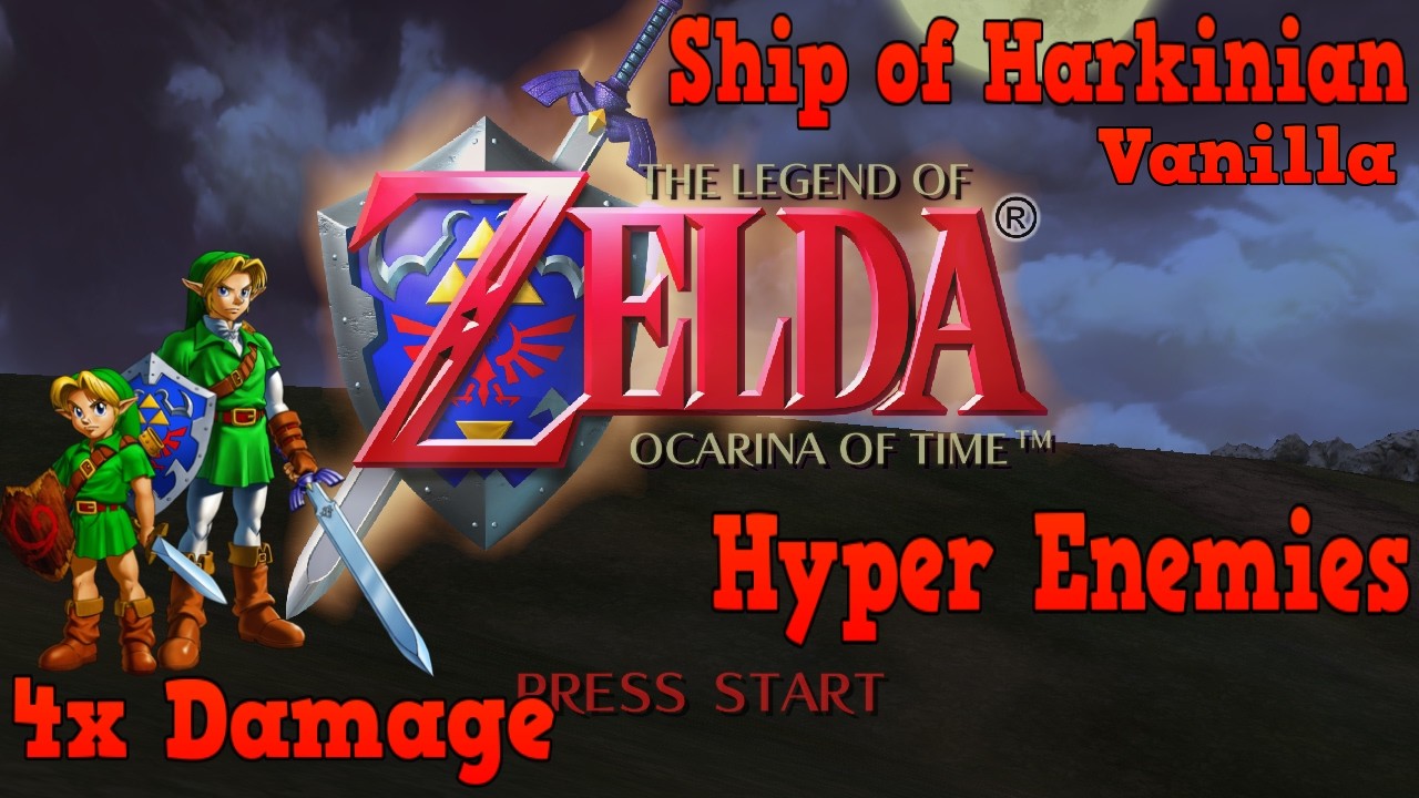 Ocarina Of Time: SoH Nightmare Mode 4x Damage & Hyper enemies Vanilla Playthrough