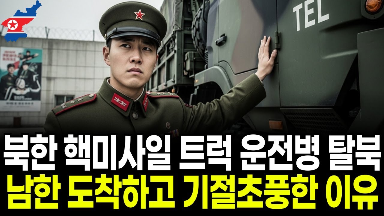 북한 핵미사일 트럭 운전병 탈북, 탈출 후 처음 증언