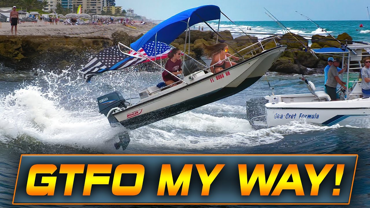 BIRTH OF A NEW LEGEND AT BOCA INLET ? WOW! | HAULOVER INLET BOATS | WAVY BOATS