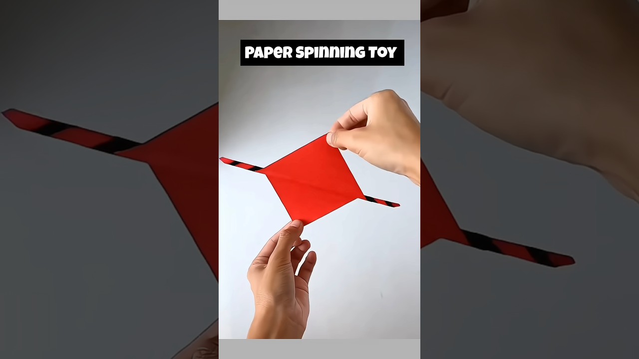 How to make Paper Spinning Toy, SimplePaper Spinner