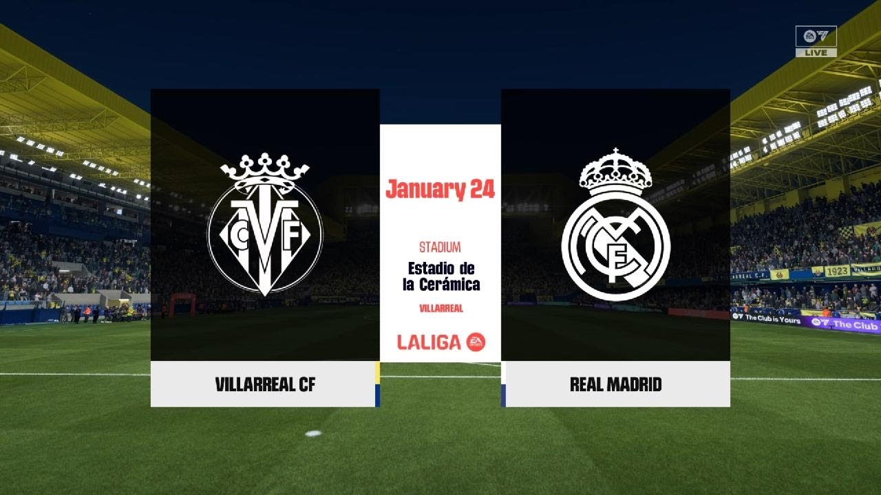 FC 26 | Villarreal vs Real Madrid LaLiga 2025/26 - Full Gameplay PS5™ [4K HDR]