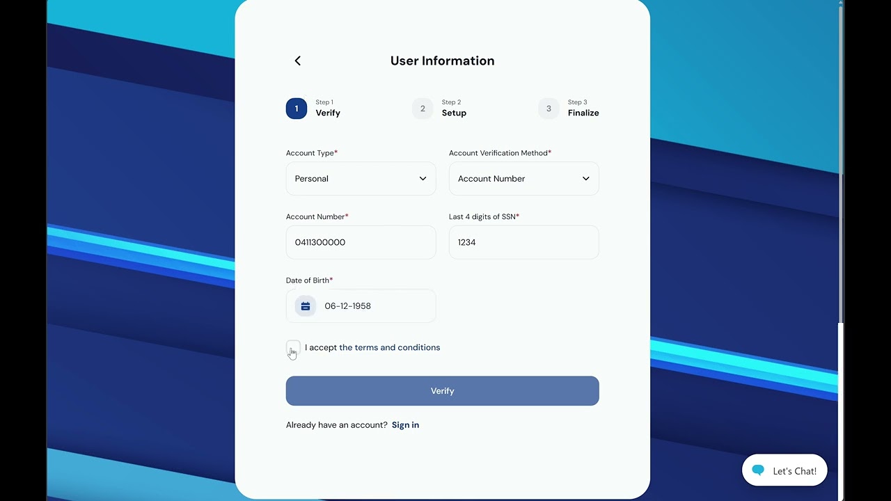 Online Banking Login and Sign-Up
