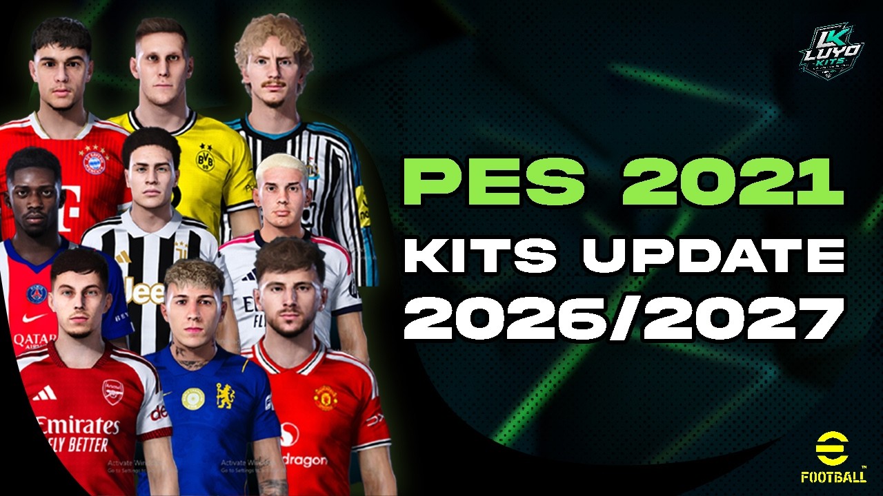 PES 2021 KITS UPDATE SEASON 2026/2027 ( SIDER )