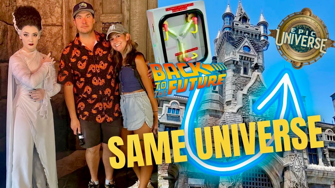 Celebrating My Birthday At Dark Universe - EPIC Back To The Future Reference Found At Epic Universe