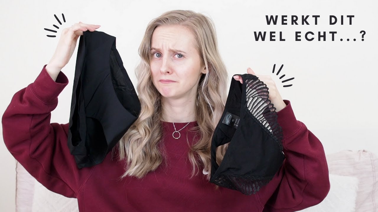 Ik droeg voor 1 week MENSTRUATIE ONDERGOED en DIT is wat ik ervan vond...