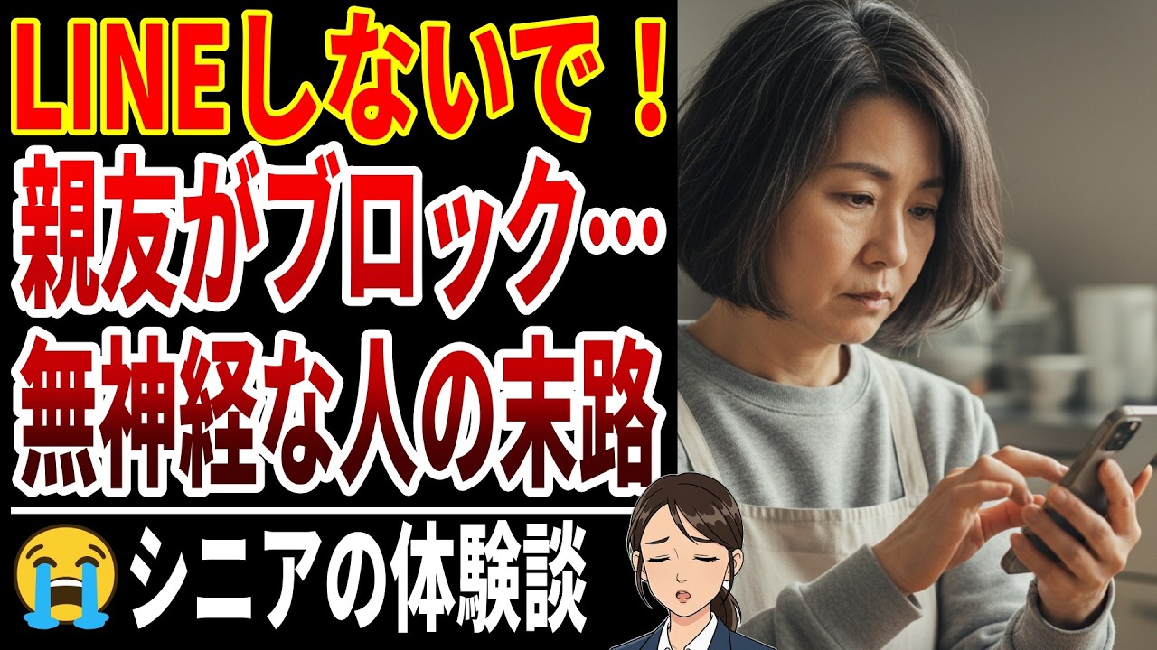 【気づけば絶縁】毎日のLINEがきっかけで、親友に距離を置かれた人20選【シニアの口コミ】