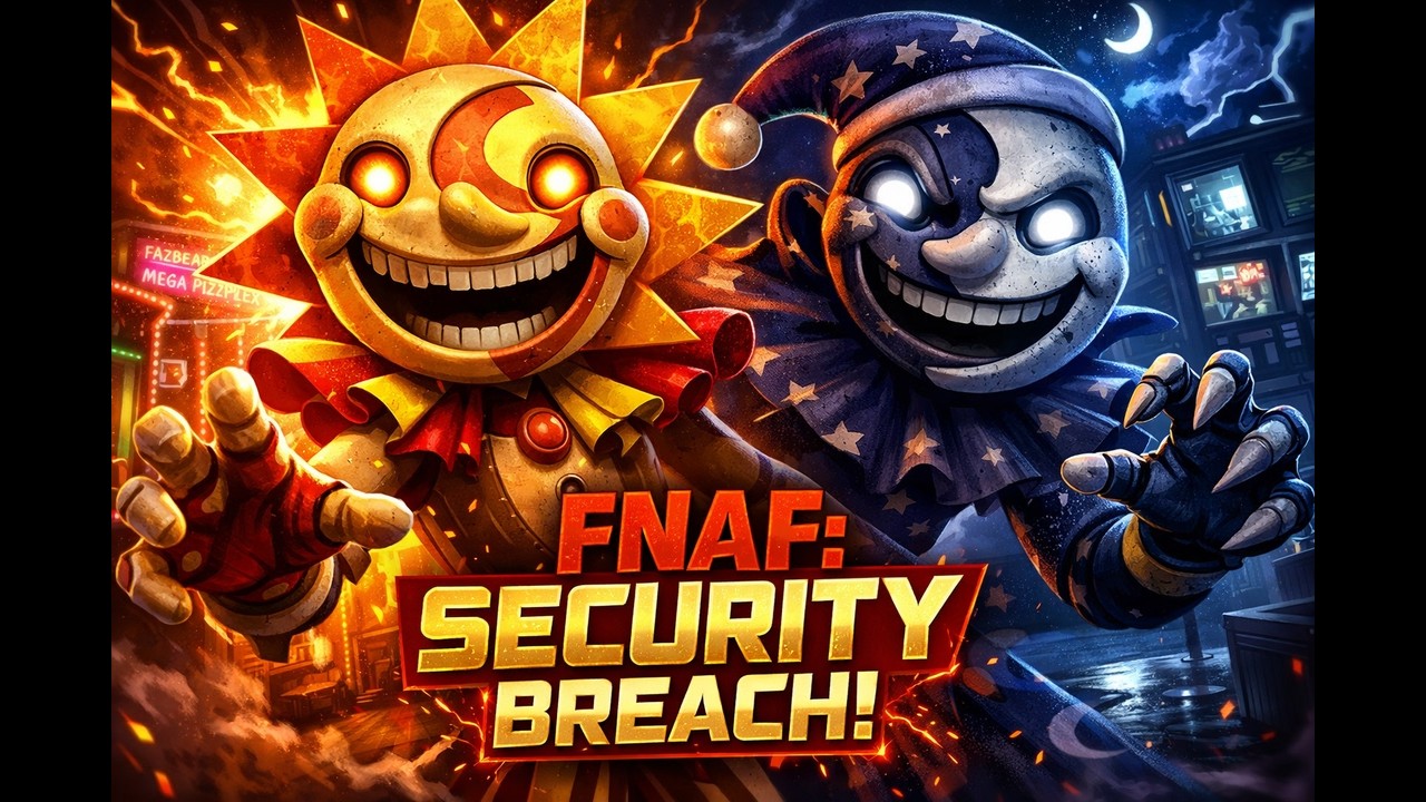 Spotkanie z sundroopem i moondropem | fnaf security breach #2 #wybijsie
