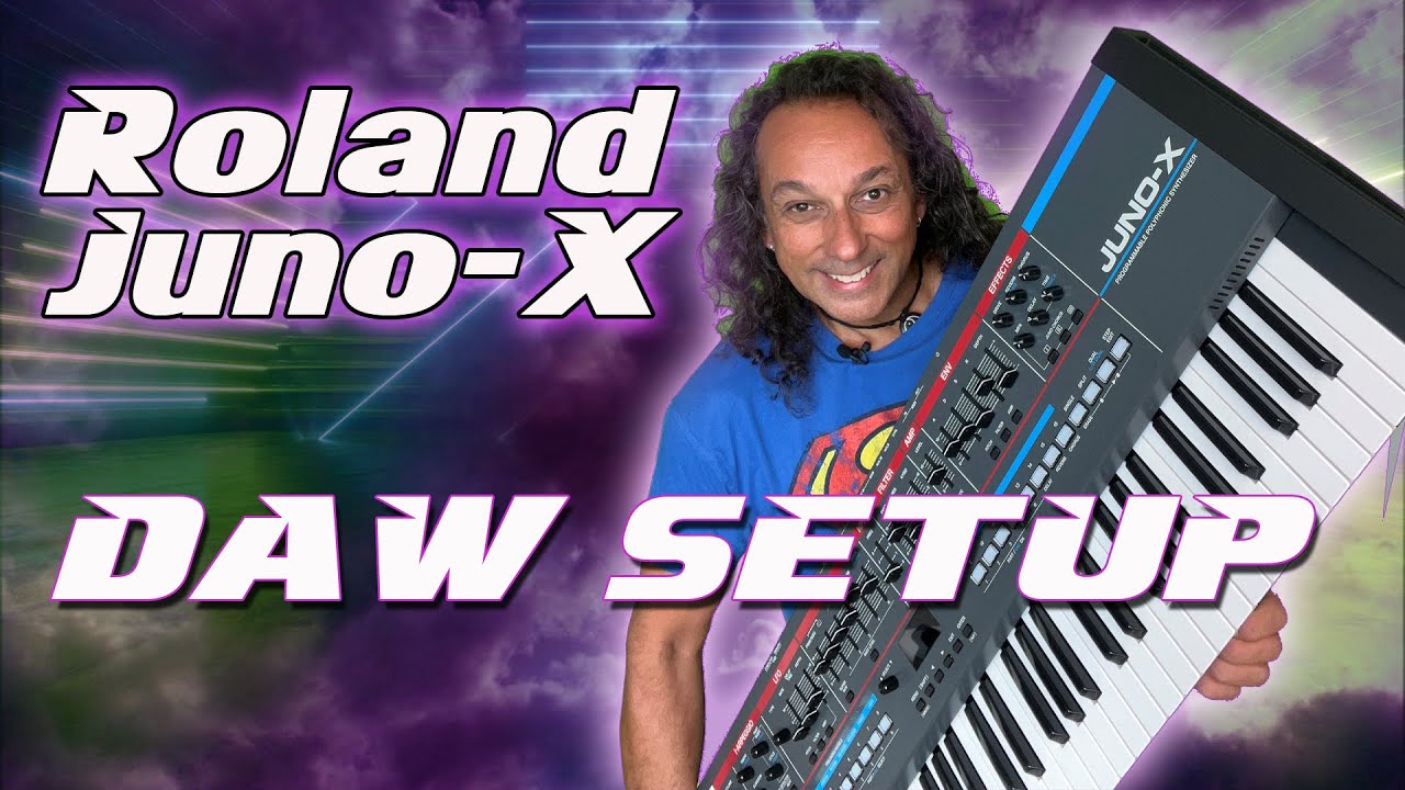 Roland Juno-X as a soundcard in DAW