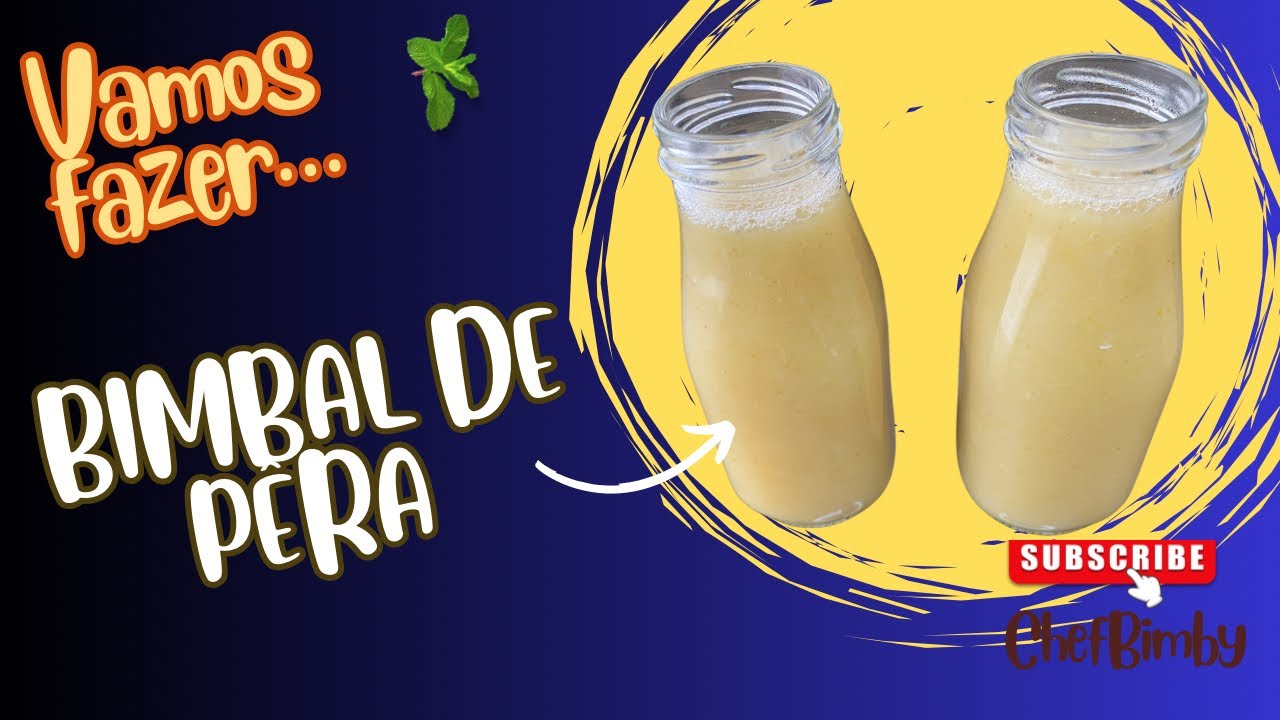 Sumo de Pêra (Bimbal): Refrescante e Delicioso com a Bimby/ Thermomix!