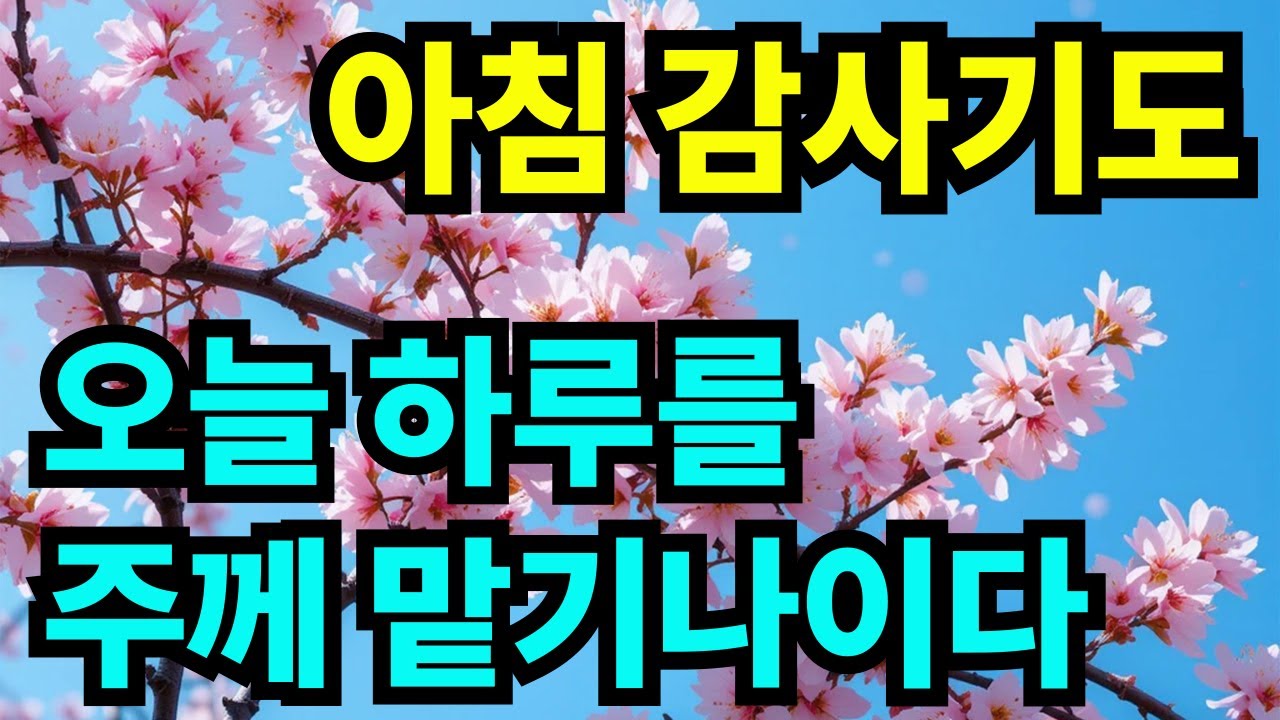 아침을 여는 감사기도 | 하루 시작 기도 | 아침 감사기도 “오늘 하루를 주께 맡기나이다” | 평안과 은혜로 하루를 여는 1시간 기도