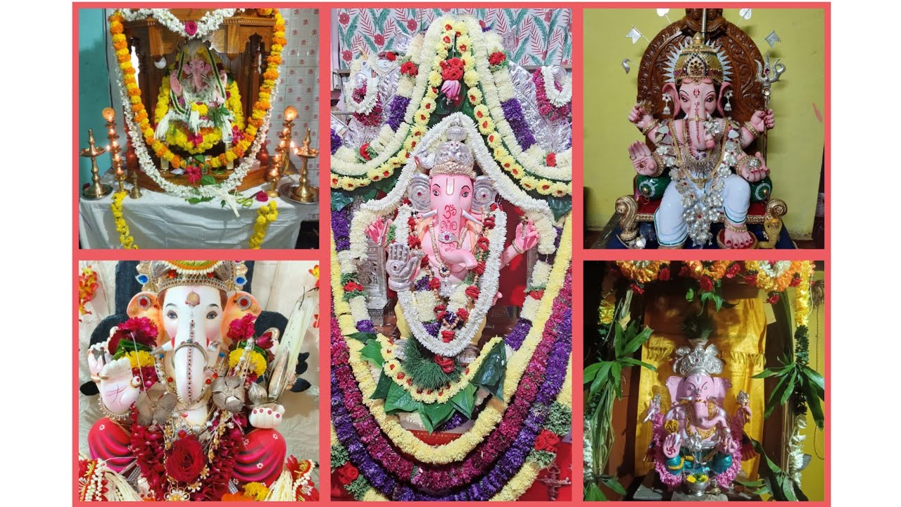 Ghara Gharache Ganapathi (Chowthi Celebration in different houses) #gsb #konkani