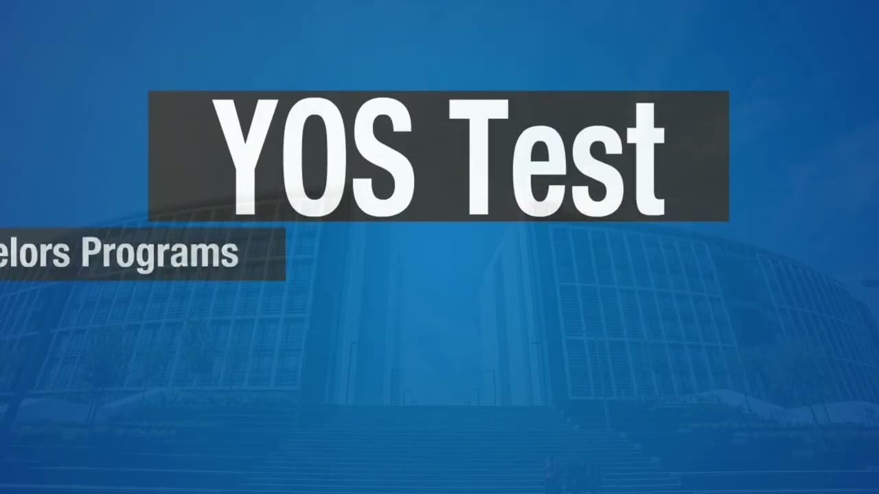 YOS TEST for Turkey | Scholarships | Medipol University