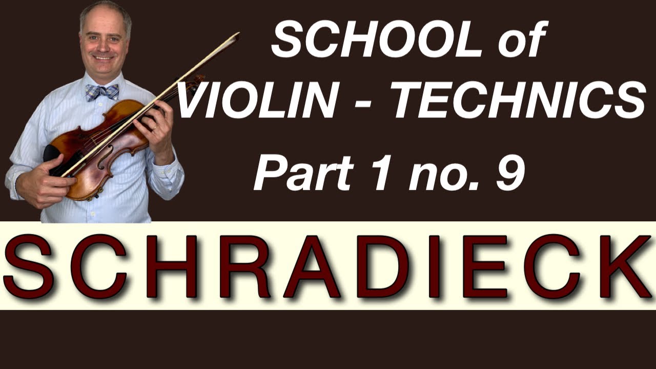 Schradieck School of Violin Technics Part 1 no. 9 by @Violinexplorer