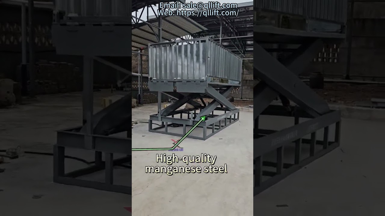Sturdy and durable pig unloading platform, safe and effortless pig unloading