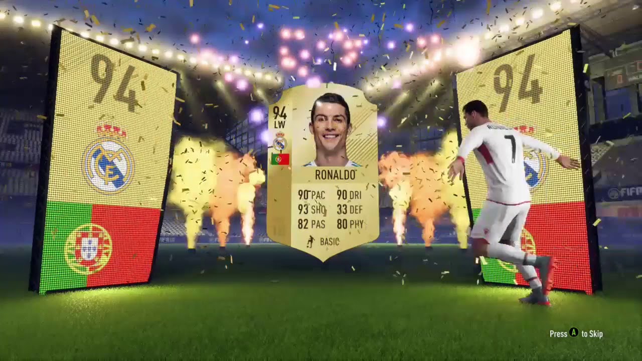 FIFA 18 Ronaldo in a 2 player pack!!!!