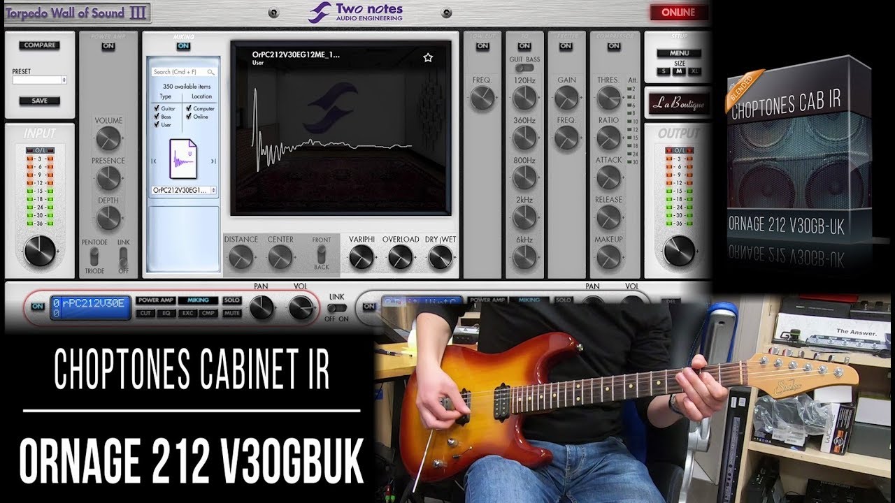 Cabinet IR | Ornage 212 V30GB-UK | Playthrough (Orange 2x12 loaded with Celestion V30 + G12M UK)