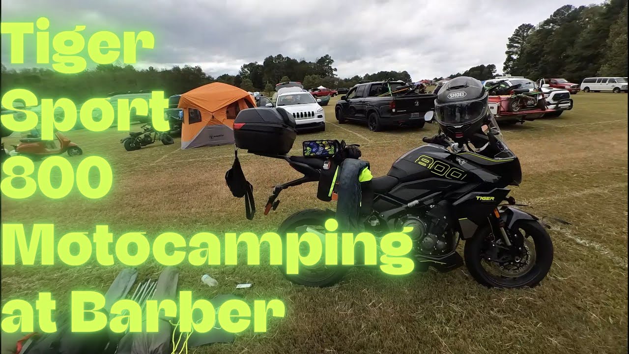 Taking the Tiger Sport 800 to Barber Motorsports Park