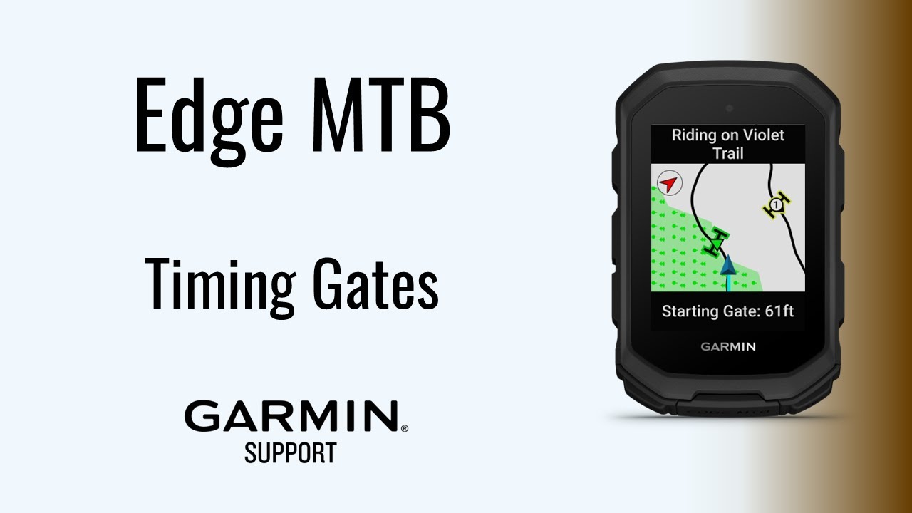 Edge® MTB | Timing Gates | Garmin Support