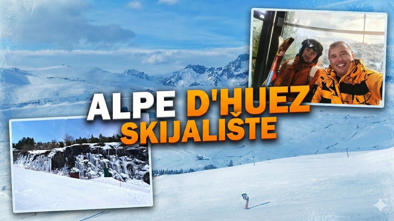 The second day in Alpe d'Huez was run & gun skiing with lots of red and black slopes
