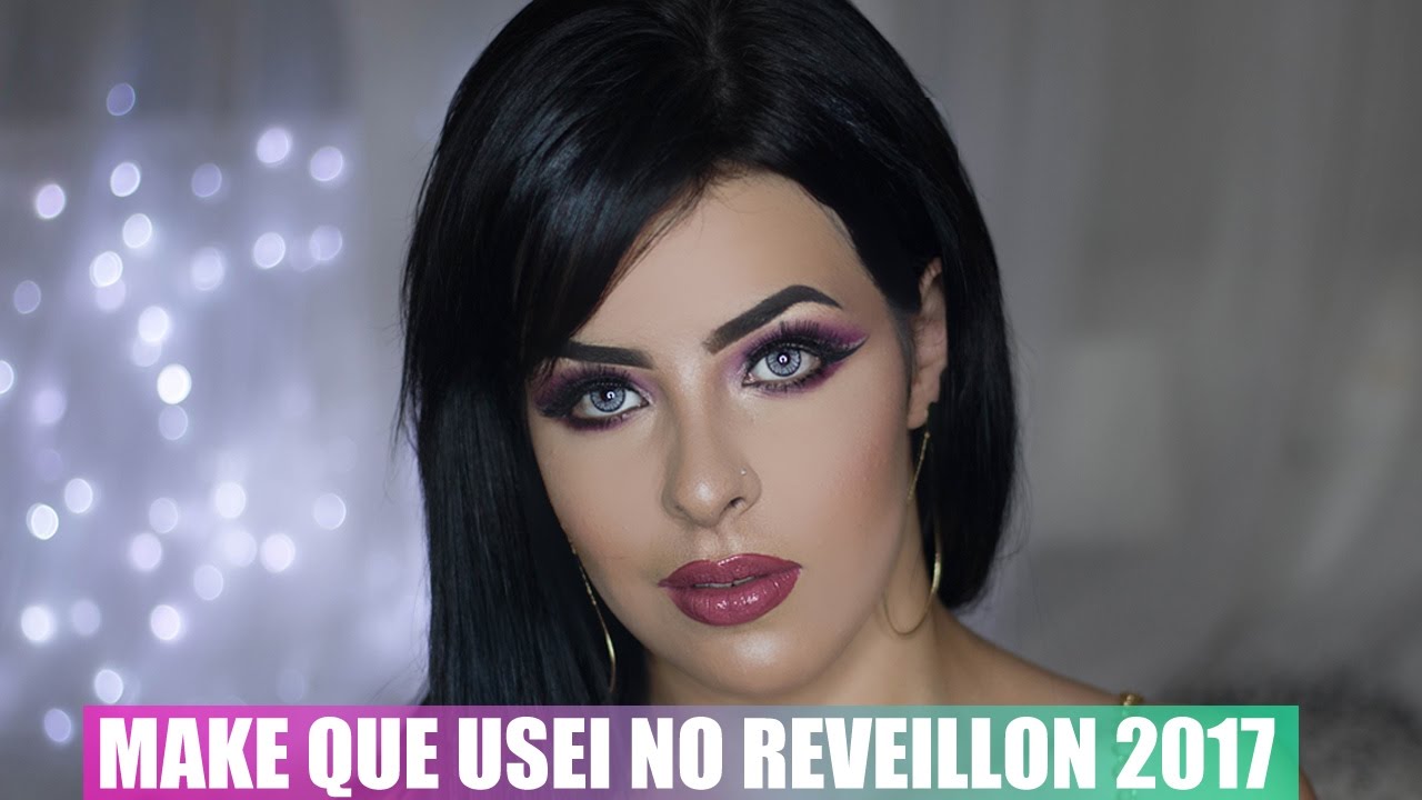 Cut Crease Aberto PRO: Make que usei no Reveillon 2017 - Tamiris Sindice