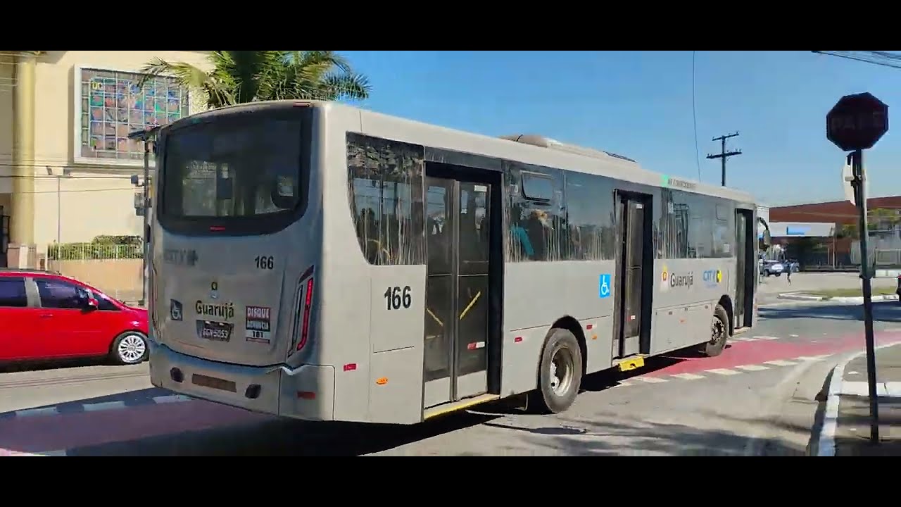 Movimentação de Ônibus na Avenida Santos Dumont (Rodoviária) - Guarujá/SP #10