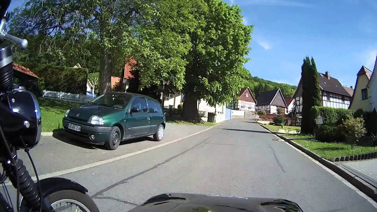 Fahrt durch Vollenborn im Eichsfeld am 25.05.2014