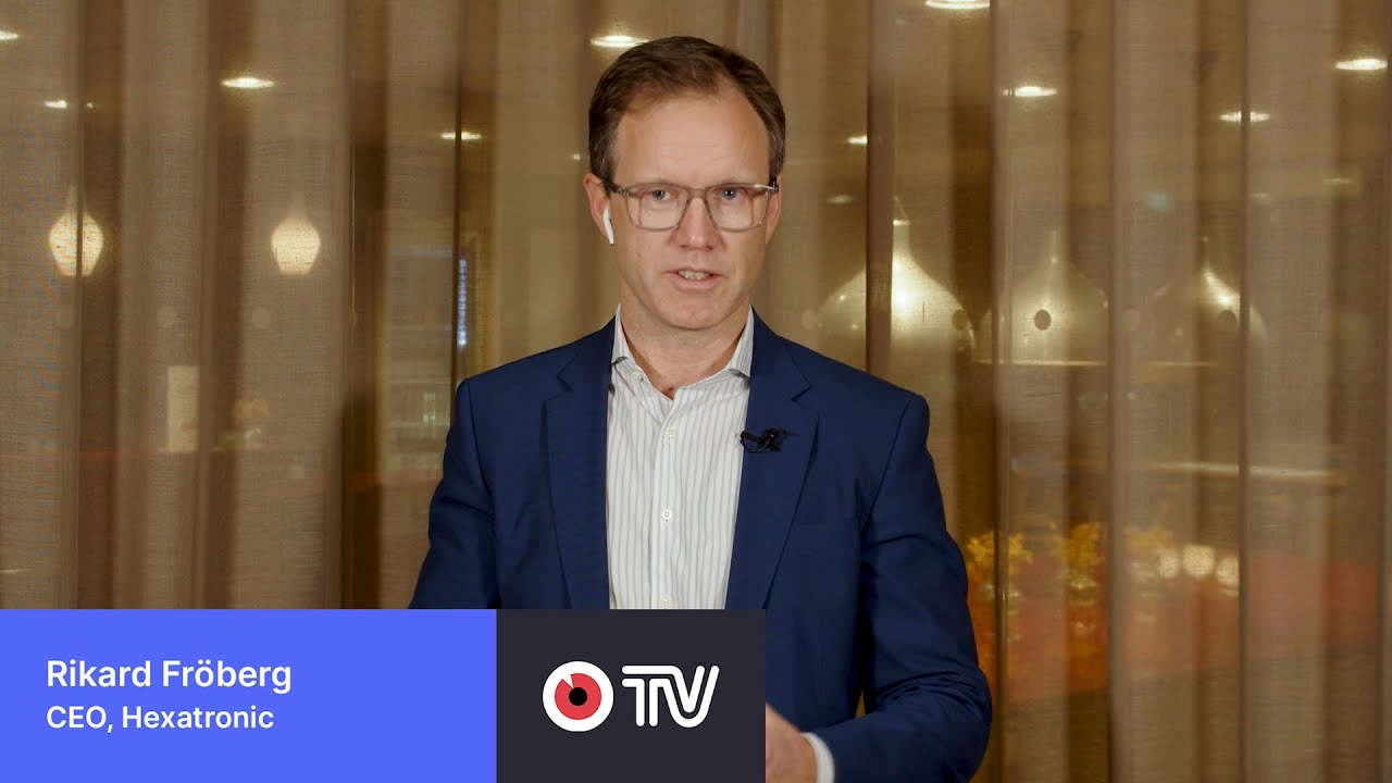 Hexatronic Group's CEO Rikard Fröberg in an interview about the Interim report Q3, 2025